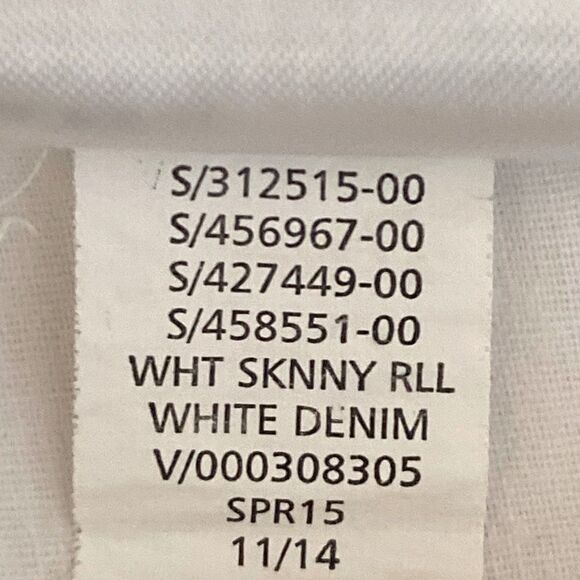 Banana Republic - Skinny Fit Cuffed Jeans Cropped - size 10/30 - Picture 4 of 6